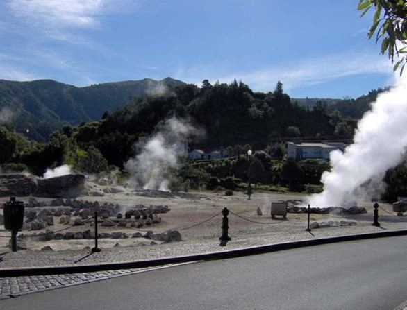 Volcanic degassing site