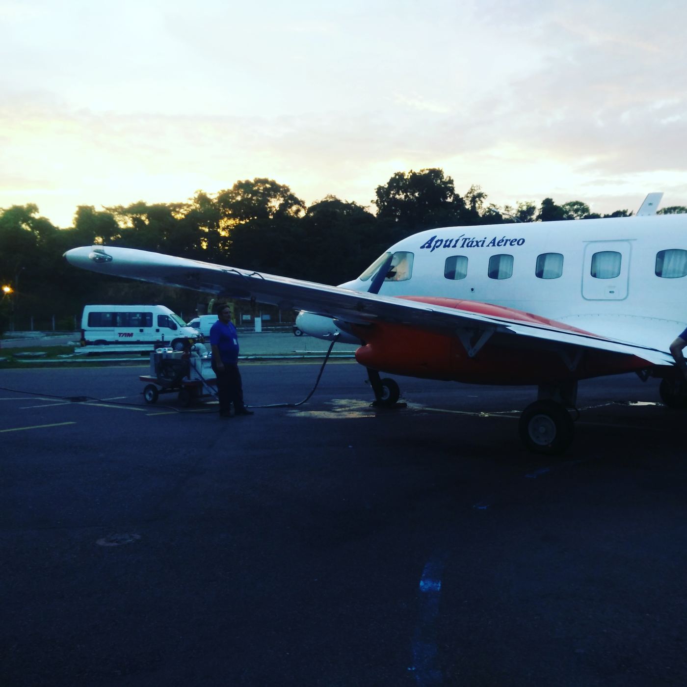 Flying over Amazonia